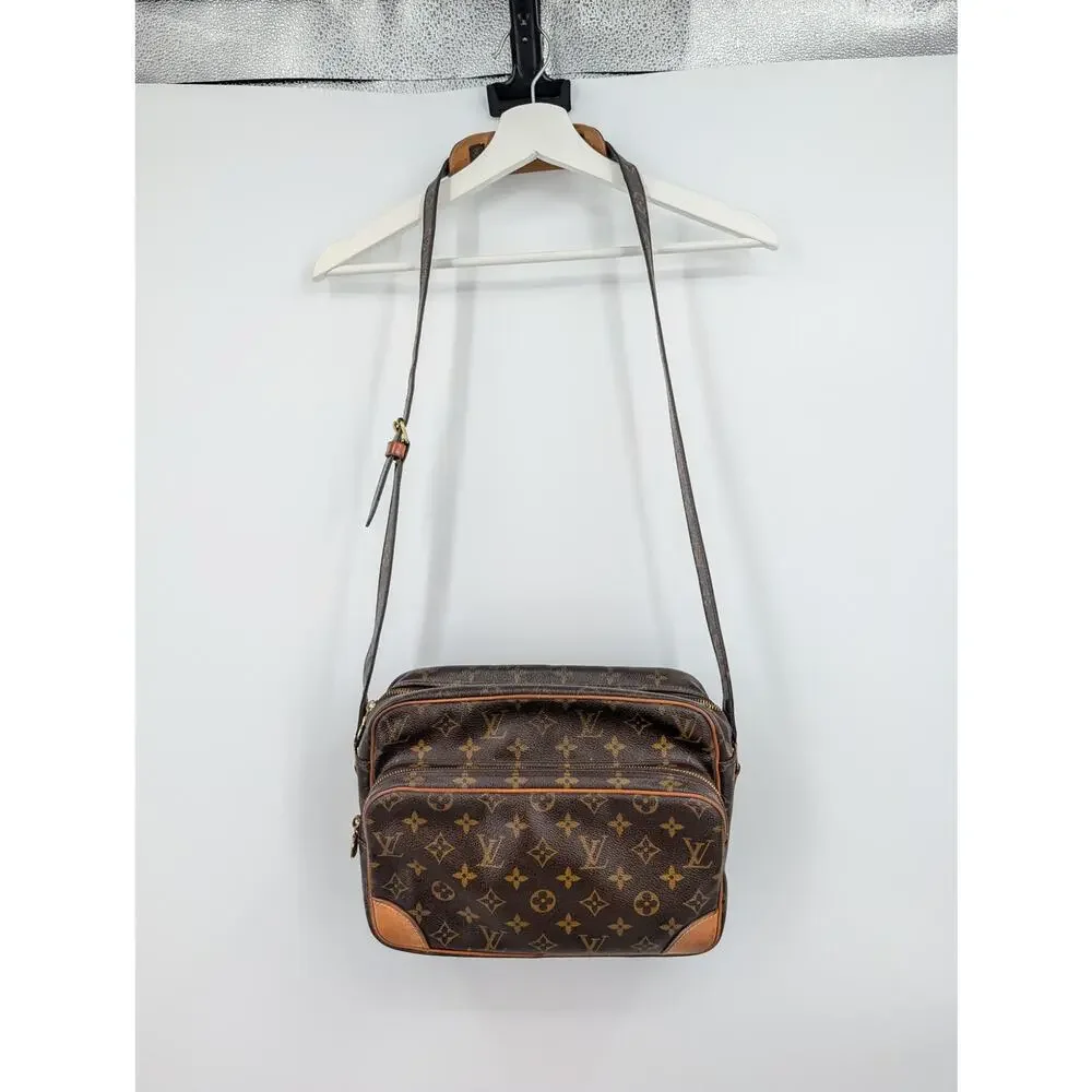 Authentic Louis Vuitton Nile Monogram Crossbody Bag with Cert of Authenticity